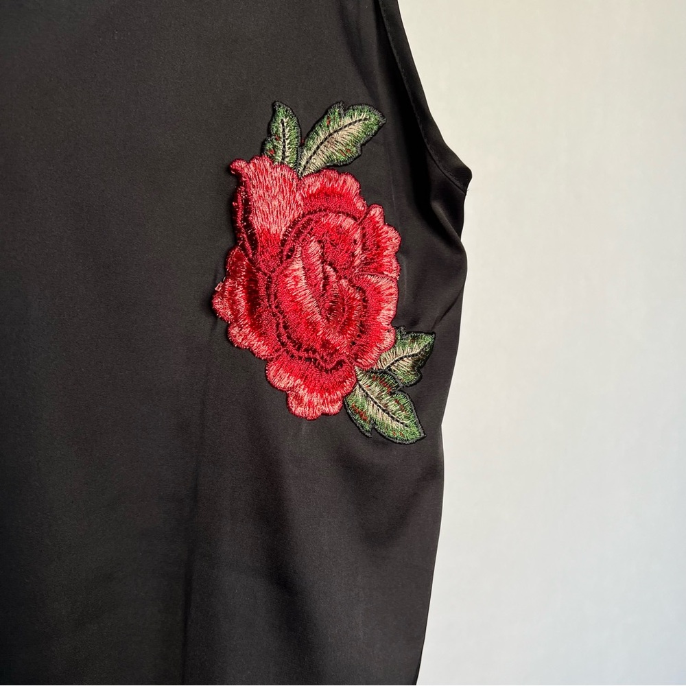 Vintage Y2K Rose Top Size S - Picture 4 of 6